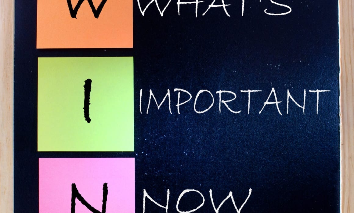 Win concept: What's Important Now, ADHD Coaching