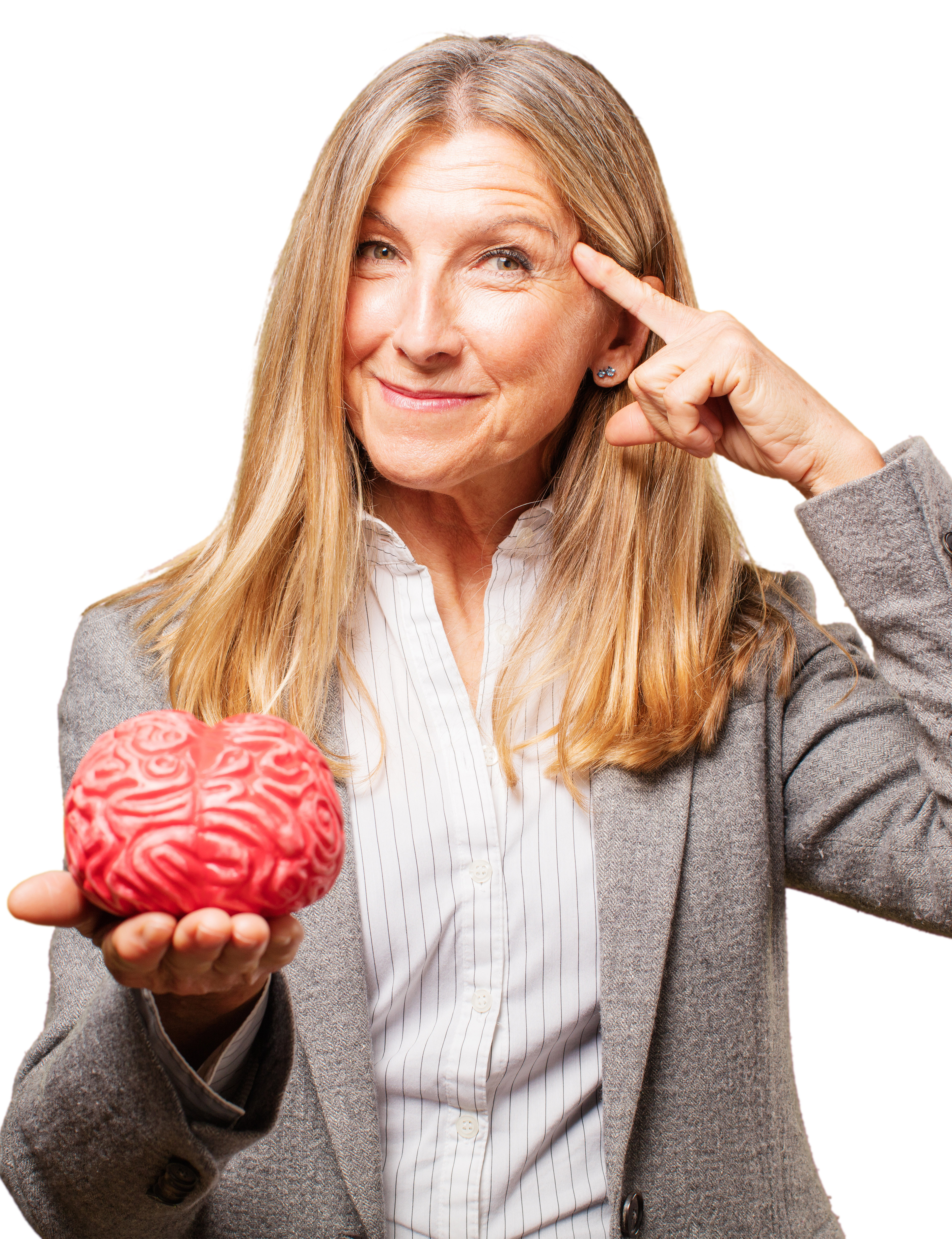 Smart Woman in her 50s understands her ADHD brain